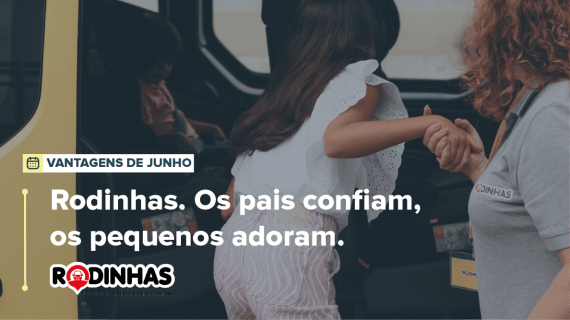 Em junho a rotina muda. E o Rodinhas ajuda. 